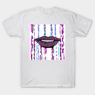 Kissable Glitter Lips T-Shirt